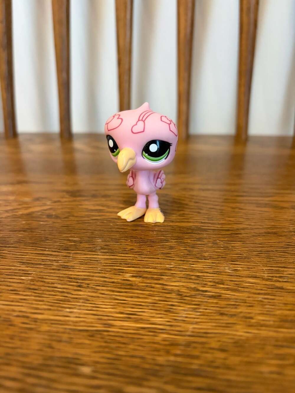 Hasbro Littlest Pet Shop LPS Pink Bird Flamingo Figure